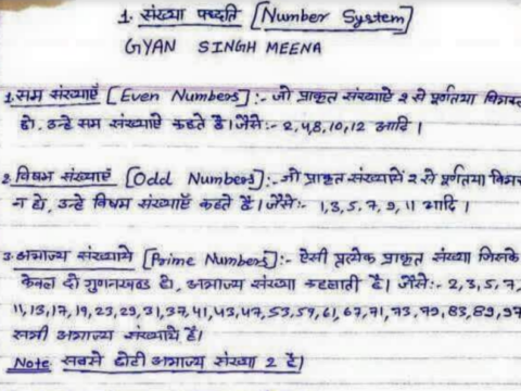 Number System in Maths PDF Download