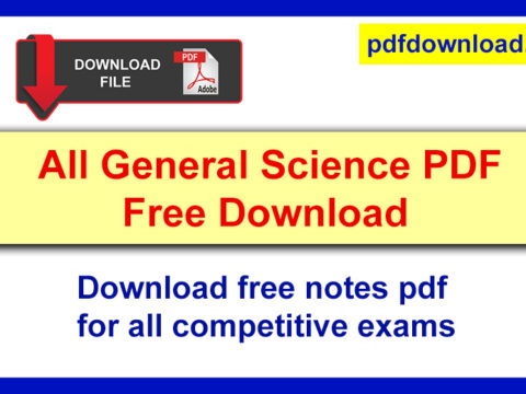 All General Science PDF