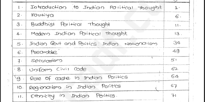 Shubhra Ranjan Political Science PSIR optional notes