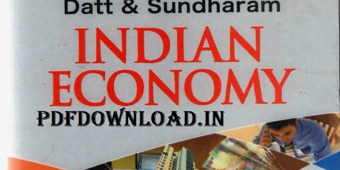 Indian Economy Dutt and Sundaram PDF