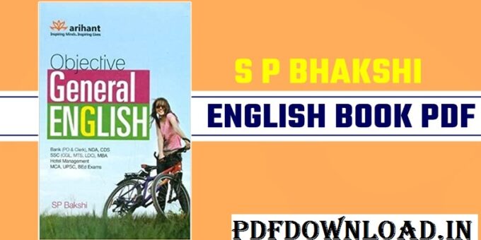 SP BAKSHI Objective General English Grammer Book PDF