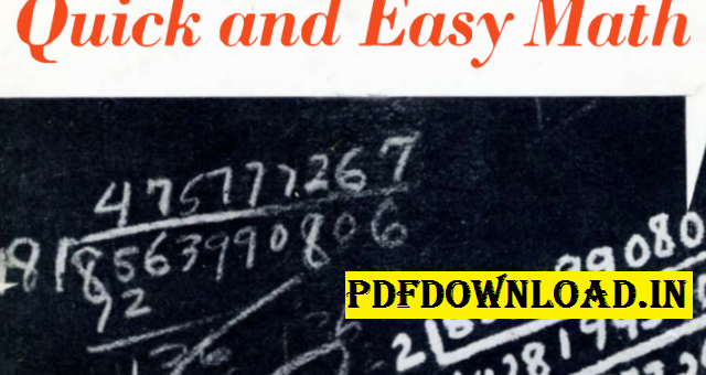 Maths Fast Calculation Tricks PDF