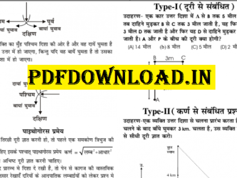 Reasoning Short Tricks PDF in Hindi