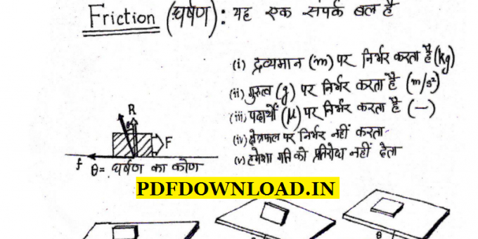 Physics Notes in Hindi PDF | भौतिक विज्ञान नोट्स PDF