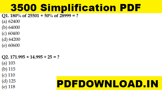 3500 Simplification PDF