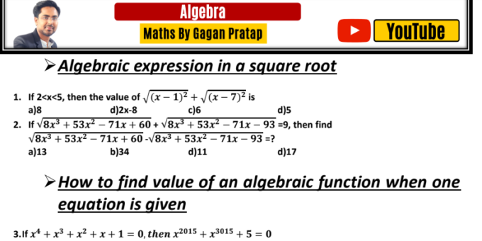 Gagan Pratap Maths Book and Class Notes PDF Download