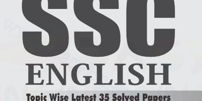 SSC English Topicwise Solved Papers (2022) PDF Download