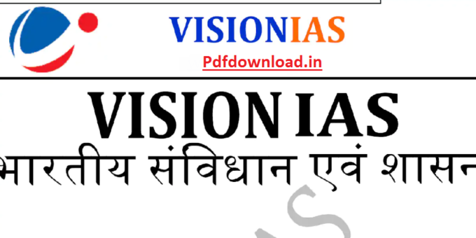 Vision IAS Polity Notes PDF In Hindi