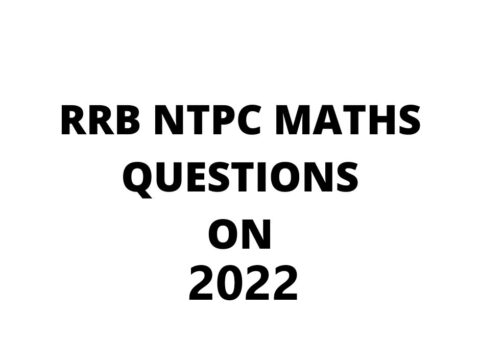 RRB Ntpc All Maths question in Hindi pdf 2022