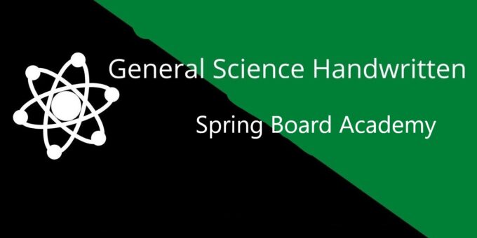 SpringBoard General Science Notes PDF
