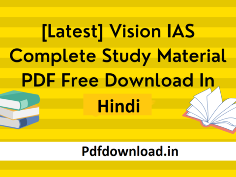 Vision IAS Complete Study Material 2023