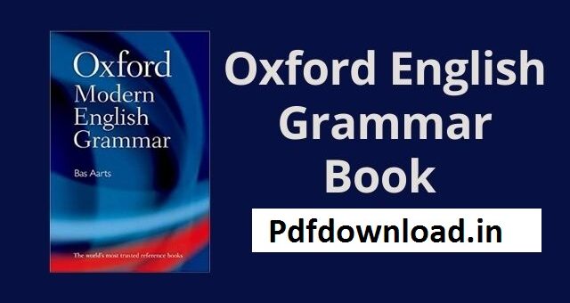 Oxford English Grammar Book PDF Download