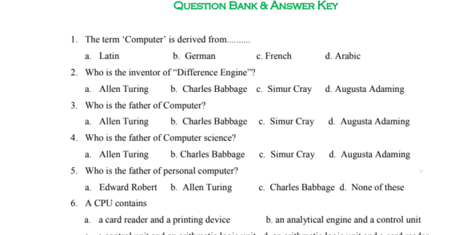 200+Computer Questions and Answers PDF in English