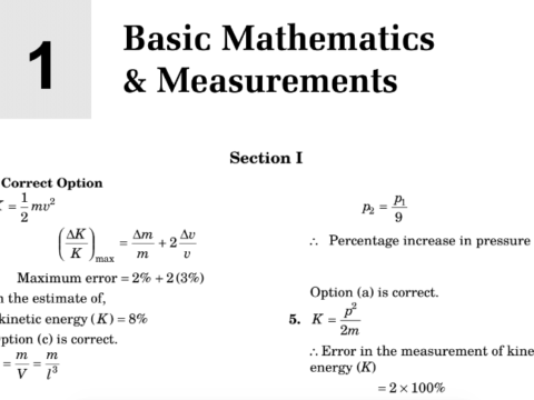 Basic Mathematics & Measurements Notes pdf in English