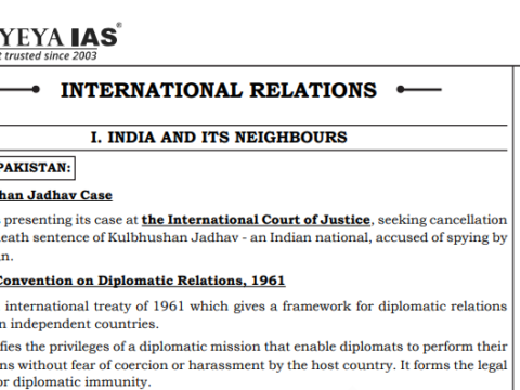 International Relations Notes Pdf Dhyeya IAS 2023