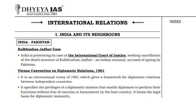International Relations Notes Pdf Dhyeya IAS 2023