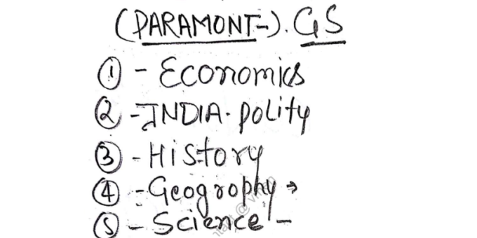 Paramount GS Notes in Hindi Pdf Download