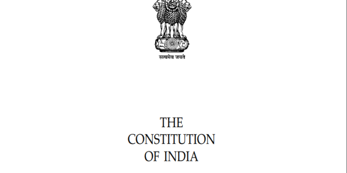 The Constitution of India notes pdf in English