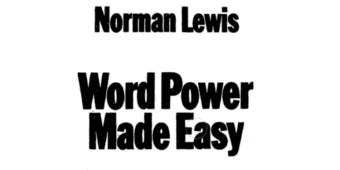Word Power Made Easy Pdf Download By Norman Lewis 2022