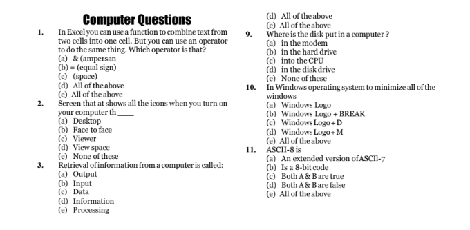 800+ Computer Object Question Answer in English pdf