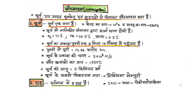 Atmosphere Handwritten Notes PDF Hindi