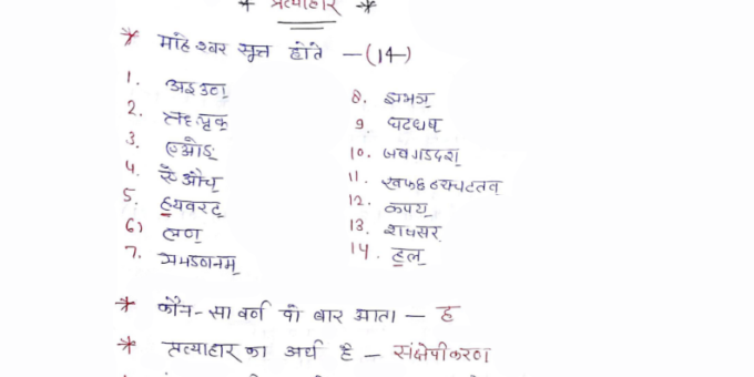 CTET Sanskrit notes pdf download