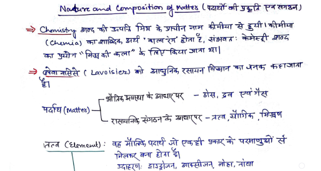 Chemistry Handwritten notes in Hindi pdf 2023