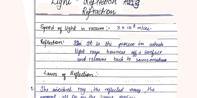 Physics Handwritten notes for Competitive exams pdf in English