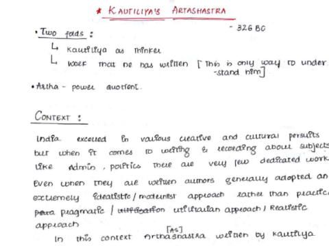 Public Administration handwritten Notes PDF for UPSC 2023