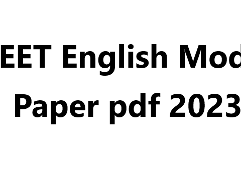 REET English Model Paper pdf 2023