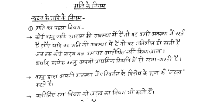 RRB NTPC Physics handwritten Notes PDF in Hindi 2023