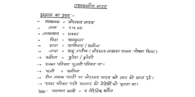 UGC NET Complete History handwritten Notes in Hindi pdf