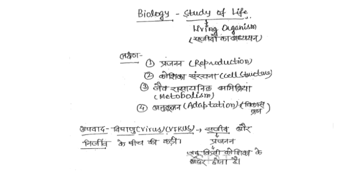 Biology handwritten notes in Hindi pdf