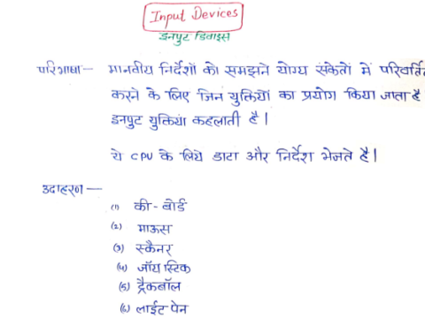 Complete Computer handwritten notes for IBPS PO