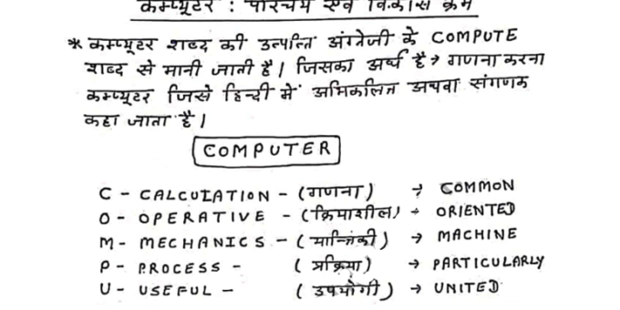 Computer basic knowledge pdf for competitive exams