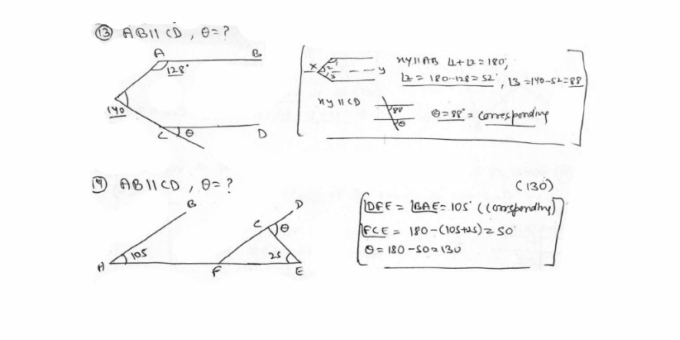 SSC CGL Maths handwritten notes in English