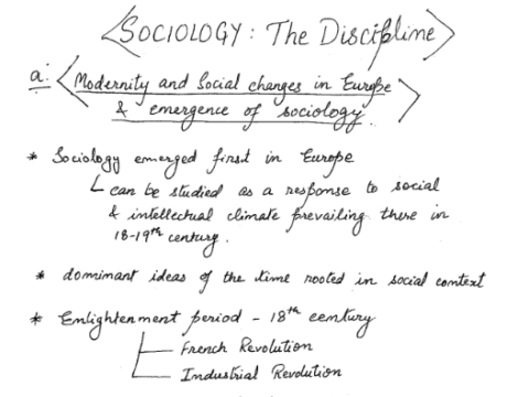 Sociology handwritten notes very important for (IAS, IFS, IRS)