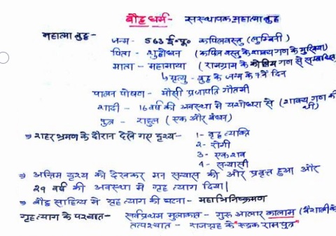 UPPCS Complete Ancient History Handwritten Notes PDF in Hindi