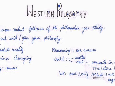 Western Philosophy handwritten Notes pdf in English