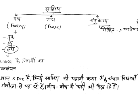 Hindi literature optional handwritten note pdf 2023