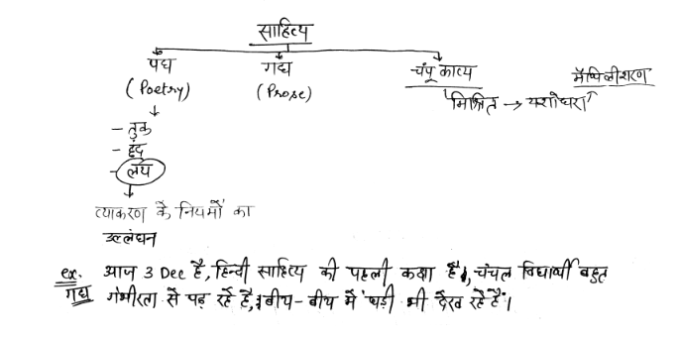 Hindi literature optional handwritten note pdf 2023