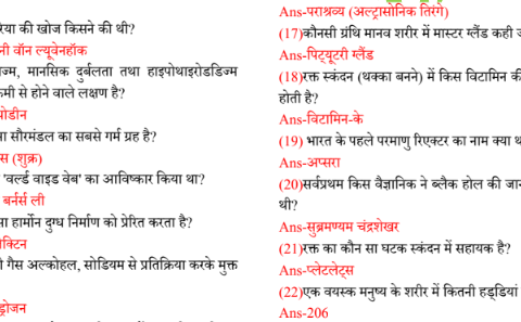 NTRO Technical Assistant General Science Question in Hindi pdf