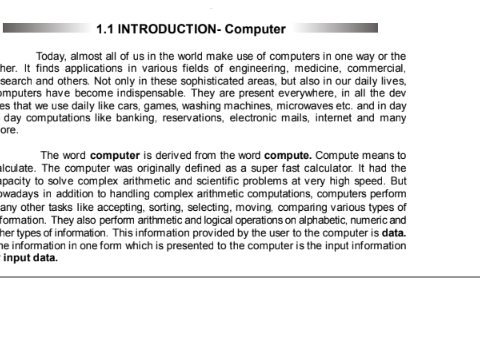 Fundamental of Computer and Information Technology pdf