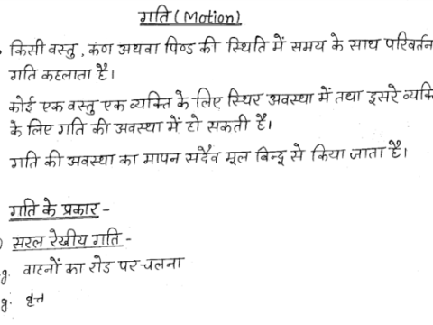 MPESB PNST Physics handwritten Notes pdf in Hindi