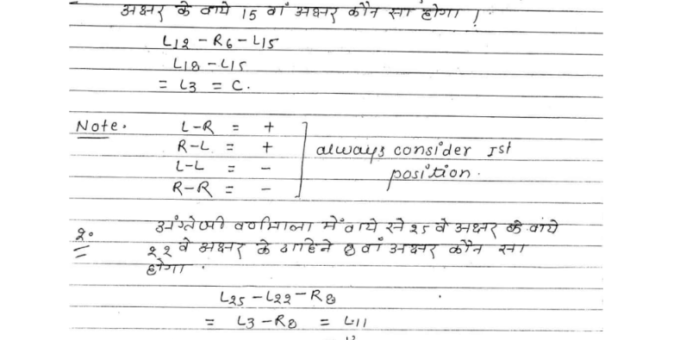 Reasoning handwritten notes in Hindi pdf for ALP