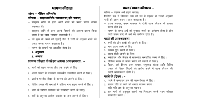 UPTET Sanskrit teaching methods notes pdf