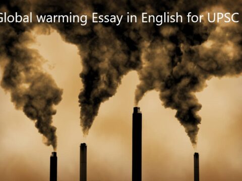 Global warming Essay in English for UPSC