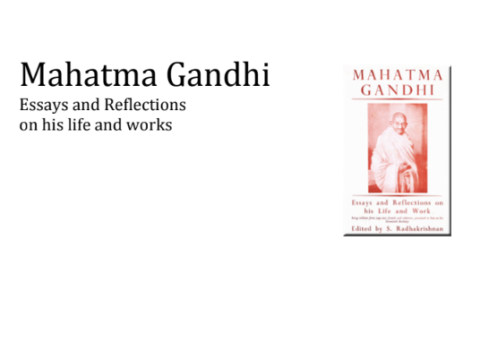 Mahatma Gandhi Essay in English notes