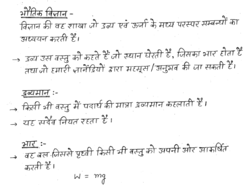 Physics handwritten Notes in Hindi pdf for HPSC (HDO)