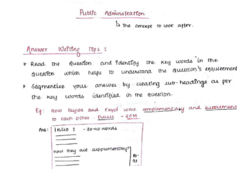 Public Administration notes in English pdf for Civil services exam